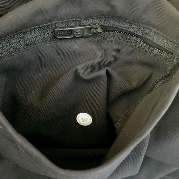 Lululemon ABC Classic Black Pants Sz 34 - Picture 8 of 8